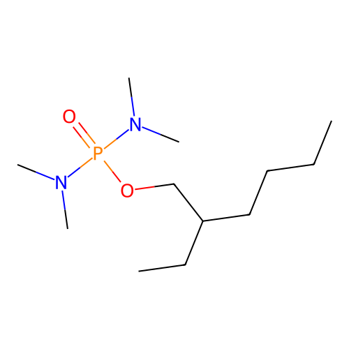 2-Ethylhexyl N,N,N',N'-tetramethylphosphorodiamidate structure