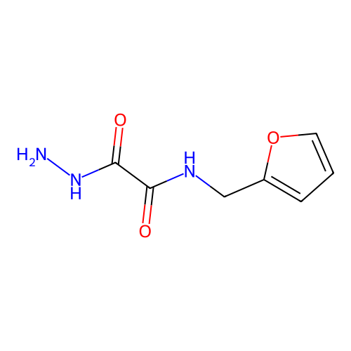 N-[(furan-2-yl)methyl]-1-(hydrazinecarbonyl)formamide structure