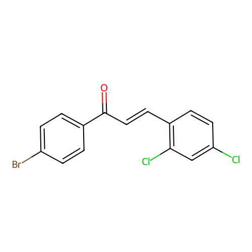 1-(4-Bromophenyl)-3-(2,4-dichlorophenyl)prop-2-en-1-one structure
