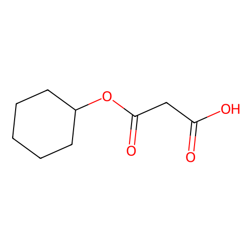 3-(环己基氧基)-3-氧代丙酸 structure