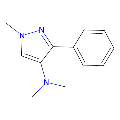 1H-Pyrazol-4-amine, N,N,1-trimethyl-3-phenyl- structure