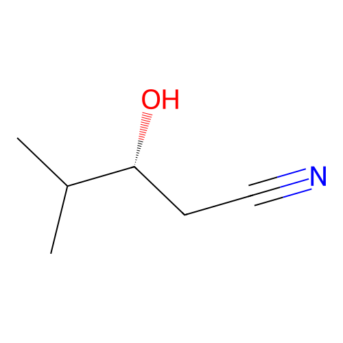 Pentanenitrile, 3-hydroxy-4-methyl-, (3R)- structure