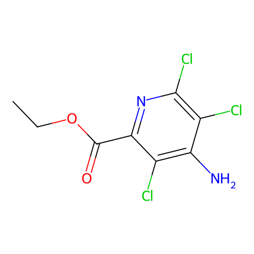 Ethyl 4-amino-3,5,6-trichloropicolinate structure