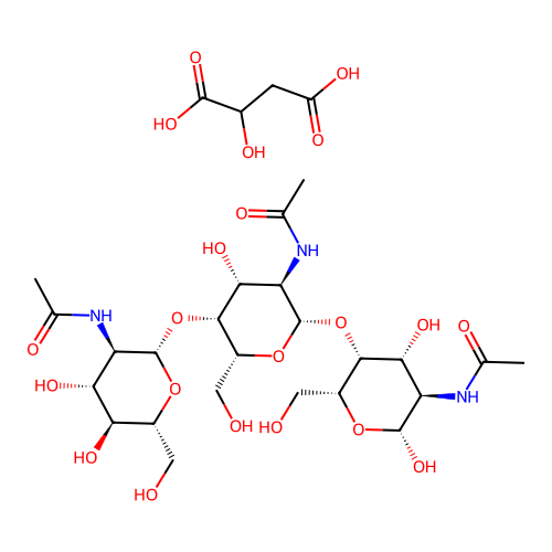 Chitosan malate structure