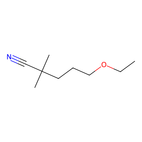 5-乙氧基-2,2-二甲基戊腈 structure