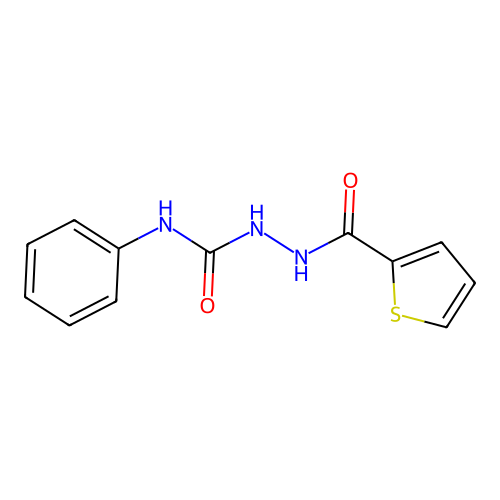 1-Phenyl-3-(thiophene-2-carbonylamino)urea structure