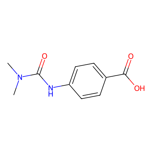4-(3,3-Dimethylureido)benzoic acid structure