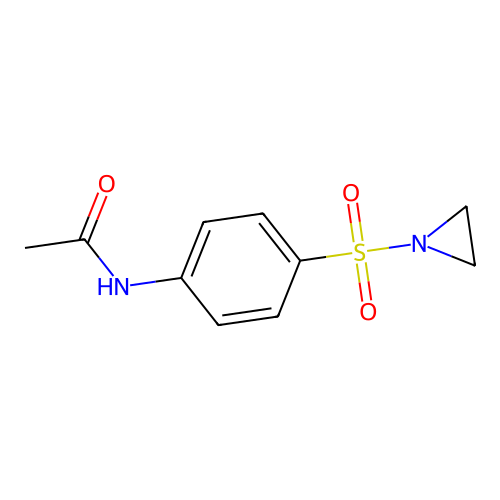 N-[4-(Aziridine-1-sulfonyl)phenyl]acetamide structure