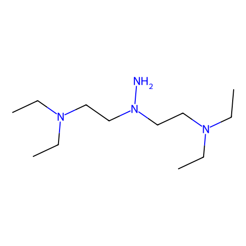 1,1-Bis(2-diethylaminoethyl)hydrazine structure