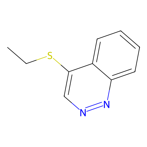 4-(Ethylsulfanyl)cinnoline structure