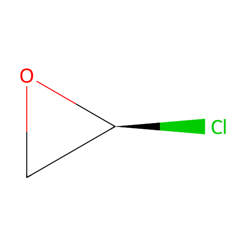 (2S)-2-chlorooxirane structure
