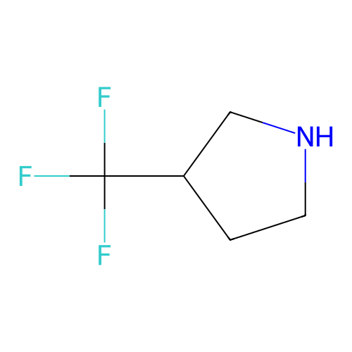 3-(Trifluoromethyl)pyrrolidine structure