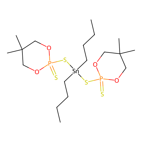 dibutyl-bis[(5,5-dimethyl-2-sulfanylidene-1,3,2lambda5-dioxaphosp structure