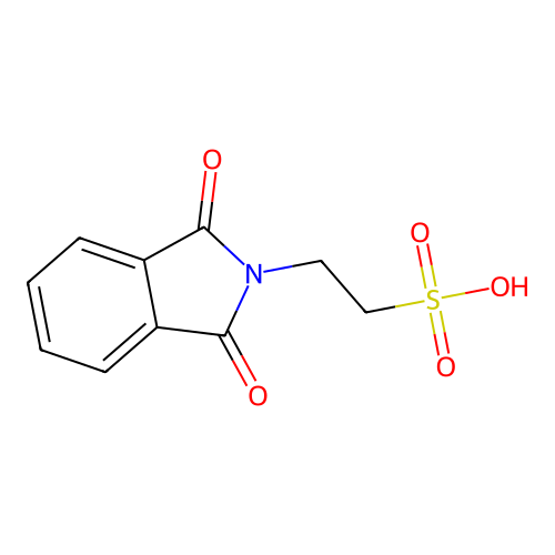 2-(1,3-Dioxoisoindolin-2-yl)ethanesulfonic acid structure