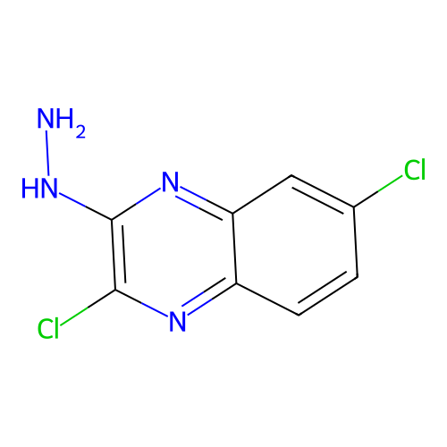 2,6-Dichloro-3-hydrazinylquinoxaline structure