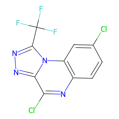 4,8-Dichloro-1-(trifluoromethyl)-[1,2,4]triazolo[4,3-a]quinoxaline structure