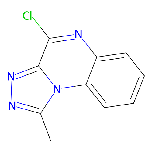 4-Chloro-1-methyl[1,2,4]triazolo[4,3-a]quinoxaline structure