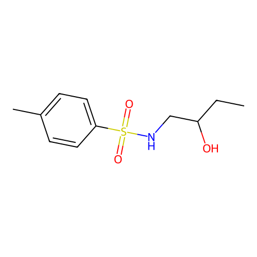 N-(2-hydroxybutyl)-4-methylbenzenesulfonamide structure