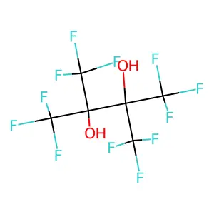 1,1,1,4,4,4-Hexafluoro-2,3-bis(trifluoromethyl)-2,3-butanediol structure