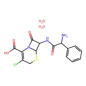 Cefaclor dihydrate structure
