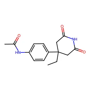 N-(4-(4-Ethyl-2,6-dioxo-4-piperidyl)phenyl)acetamide structure