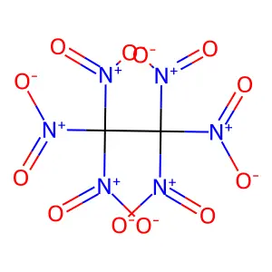 六硝基乙烷 structure