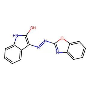 3-(2-Benzooxazol-2-ylhydrazinyl)indol-2-one structure