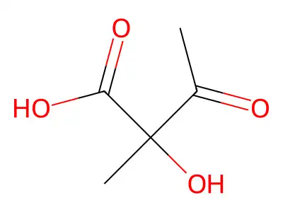 2-乙酰乳酸 structure