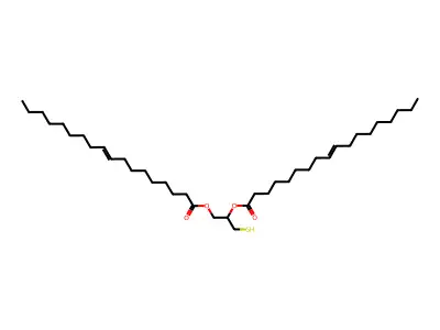 (2-Octadec-9-enoyloxy-3-sulfanylpropyl) octadec-9-enoate structure
