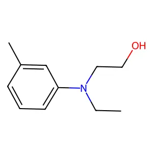 2-(N-ethyl-m-toluidino)ethanol structure