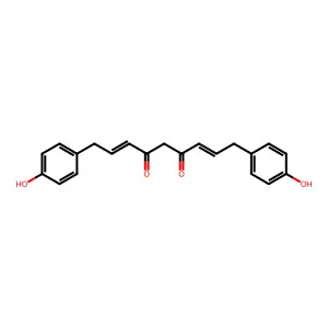 1,9-Bis(4-hydroxyphenyl)nona-2,7-diene-4,6-dione structure