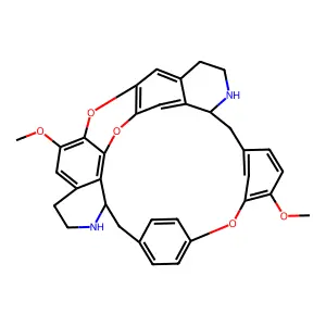 Nortrilobine structure