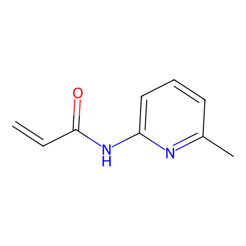 2-Propenamide, N-(6-methyl-2-pyridinyl)- structure