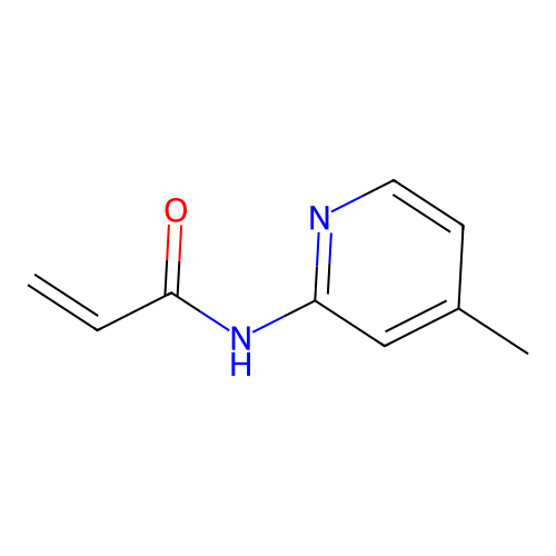2-Propenamide, N-(4-methyl-2-pyridinyl)- structure