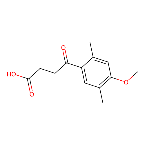 4-(4-Methoxy-2,5-dimethyl-phenyl)-4-oxo-butyric acid structure
