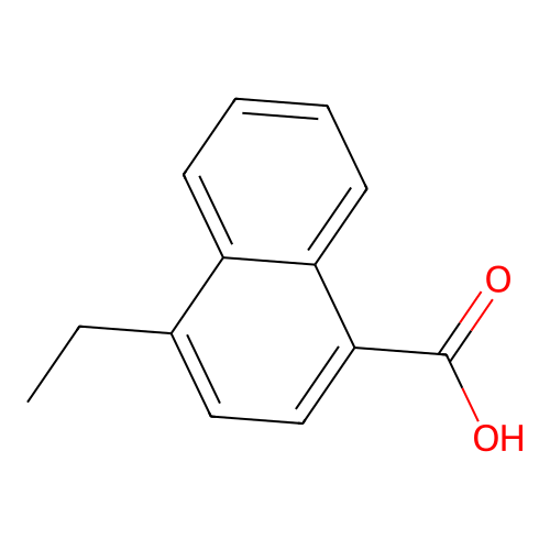 4-Ethyl-1-naphthoic acid structure
