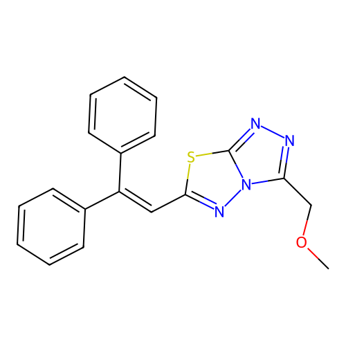 C19H16N4OS structure