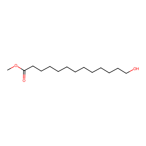 Methyl 13-hydroxytridecanoate structure