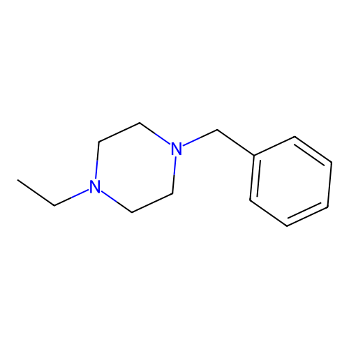 1-Benzyl-4-ethylpiperazine structure
