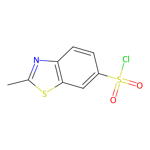 2-Methyl-1,3-benzothiazole-6-sulfonyl chloride structure