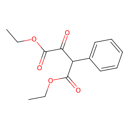 Diethyl 2-oxo-3-phenylsuccinate structure