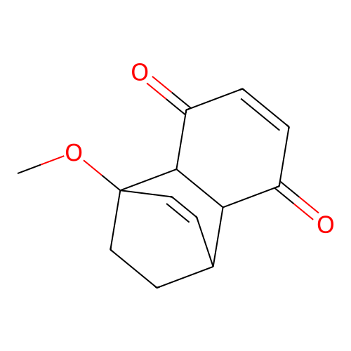 1,4-Ethanonaphthalene-5,8-dione, 1,4,4a,8a-tetrahydro-1-methoxy- structure