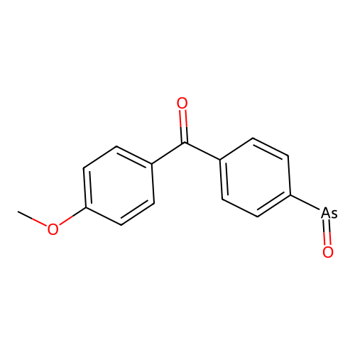 (4-Methoxyphenyl)[4-(oxoarsanyl)phenyl]methanone structure