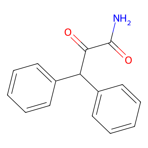 2-氧代-3,3-二苯基丙酰胺 structure