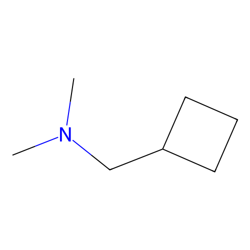 1-cyclobutyl-N,N-dimethylmethanamine structure