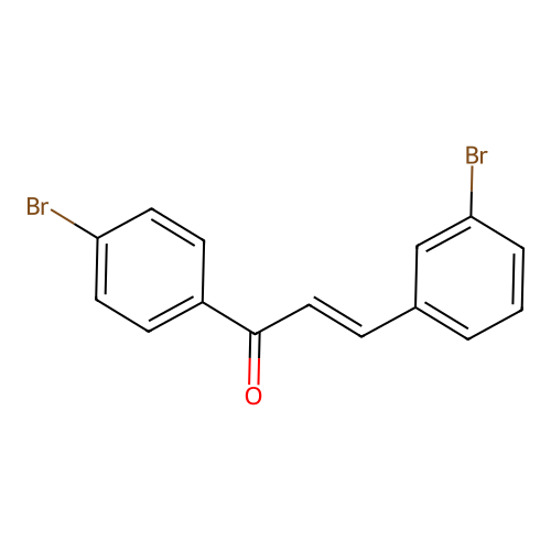 3-(3-Bromophenyl)-1-(4-bromophenyl)prop-2-en-1-one structure