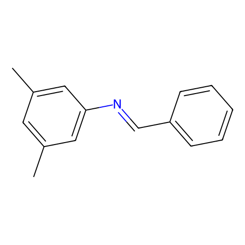 3,5-Dimethyl-n-[(e)-phenylmethylidene]aniline structure