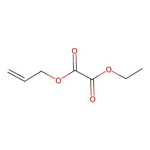 Oxalic acid, allyl ethyl ester structure