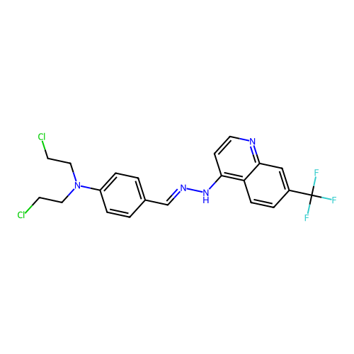 4'-[BIS(2-CHLOROETHYL)AMINO]-2-FLUOROACETANILIDE structure