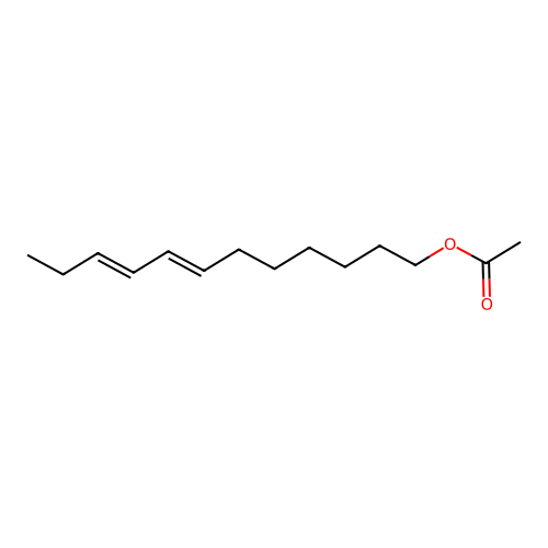 7,9-Dodecadien-1-ol, 1-acetate, (7E,9E)- structure